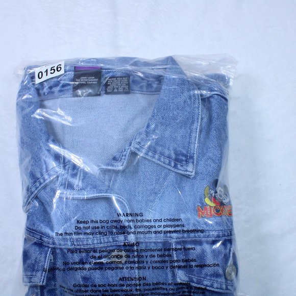 90's Mickey Mouse Denim Jacket Size 2X - Picture 9 of 9